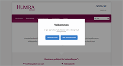Desktop Screenshot of humira.no